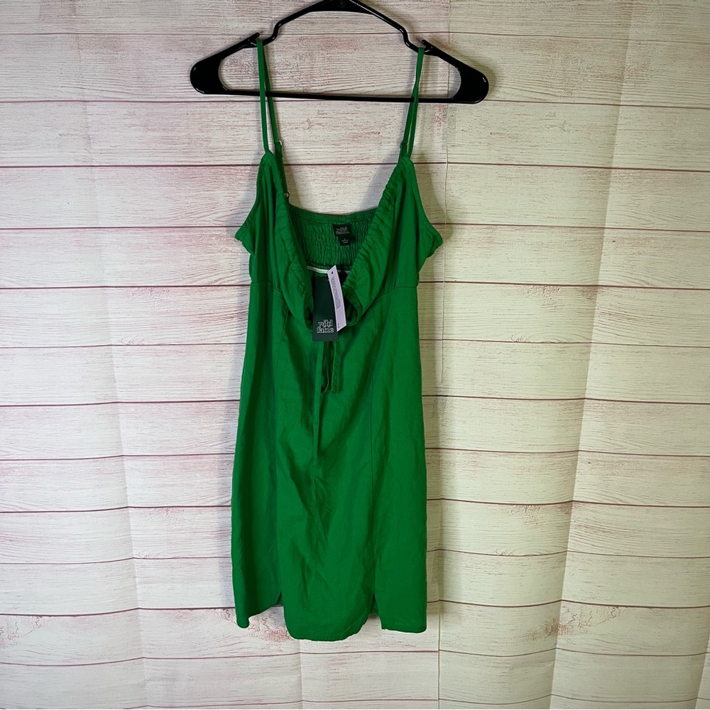 Wild Fable NEW Linen Rayon Spaghetti Strap Dress Size Small